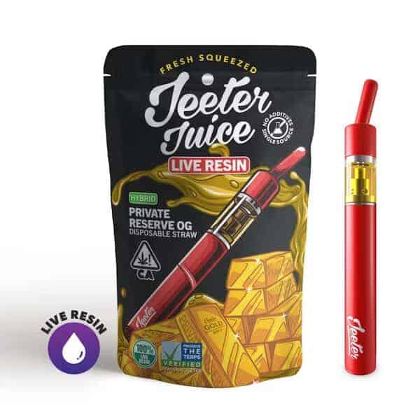 jeeter juice live resin straw disposable 05g private reserve og