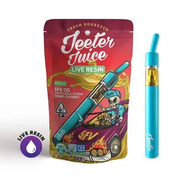 jeeter juice live resin straw disposable 05g sfv og